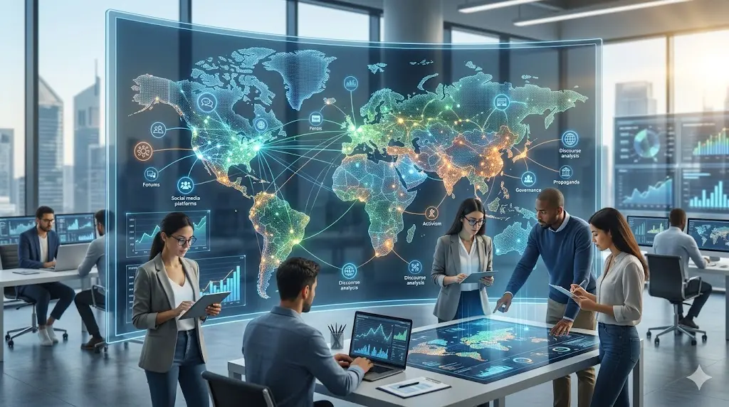 Global Political Research on Virtual Communities