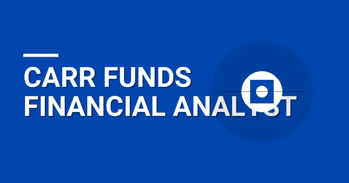 Carr Funds Financial Analyst