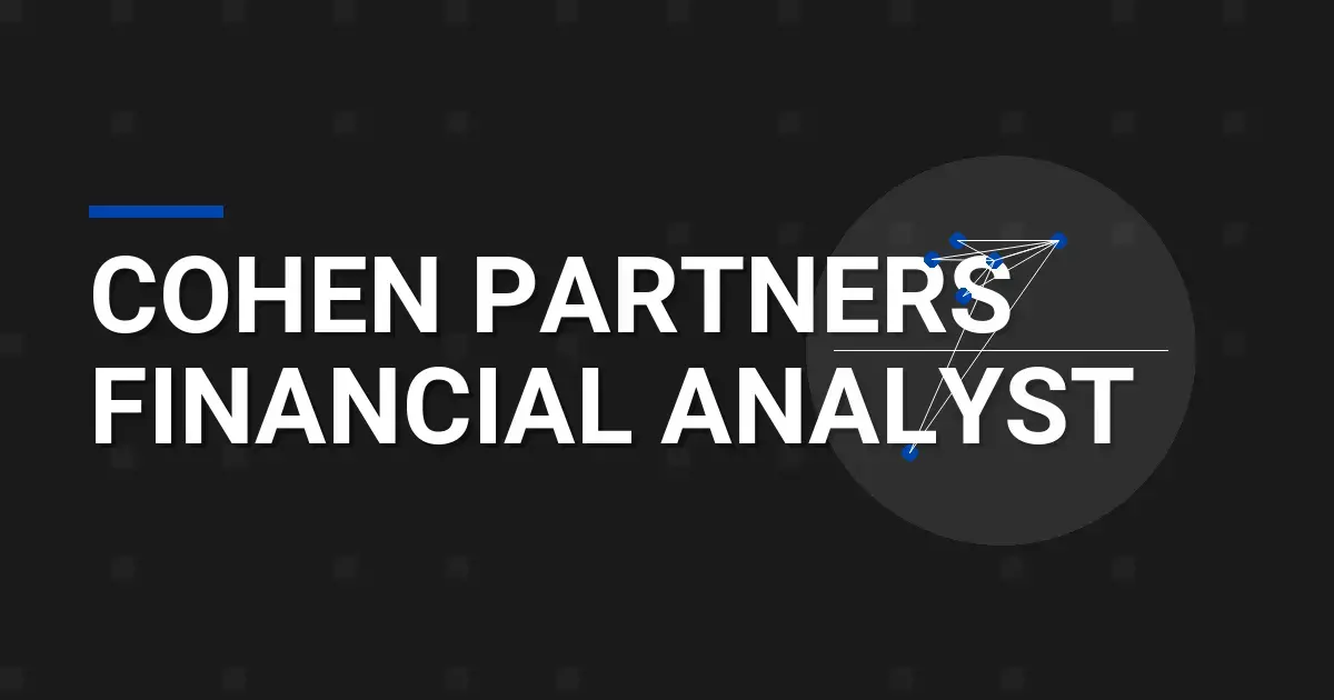 Cohen Partners Financial Analyst