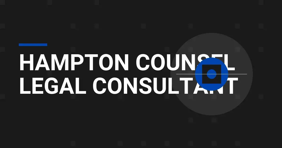 Hampton Counsel Legal Consultant