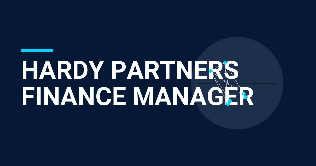 Hardy Partners Finance Manager