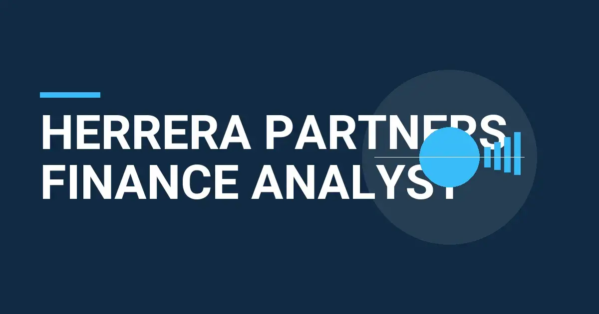 Herrera Partners Finance Analyst