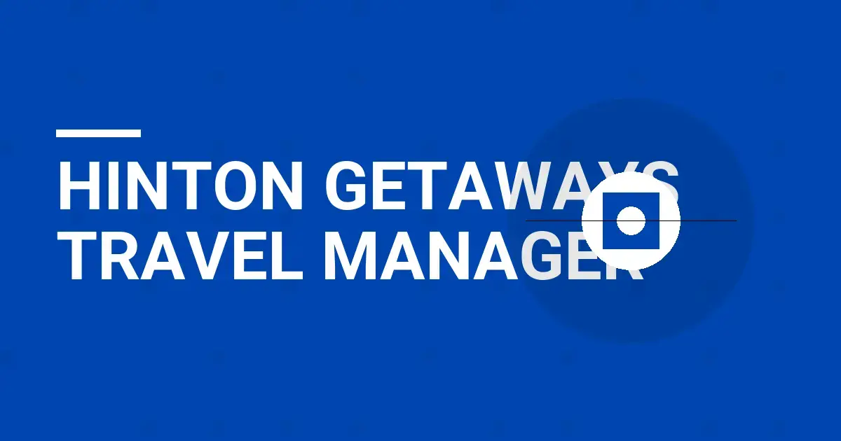 Hinton Getaways Travel Manager