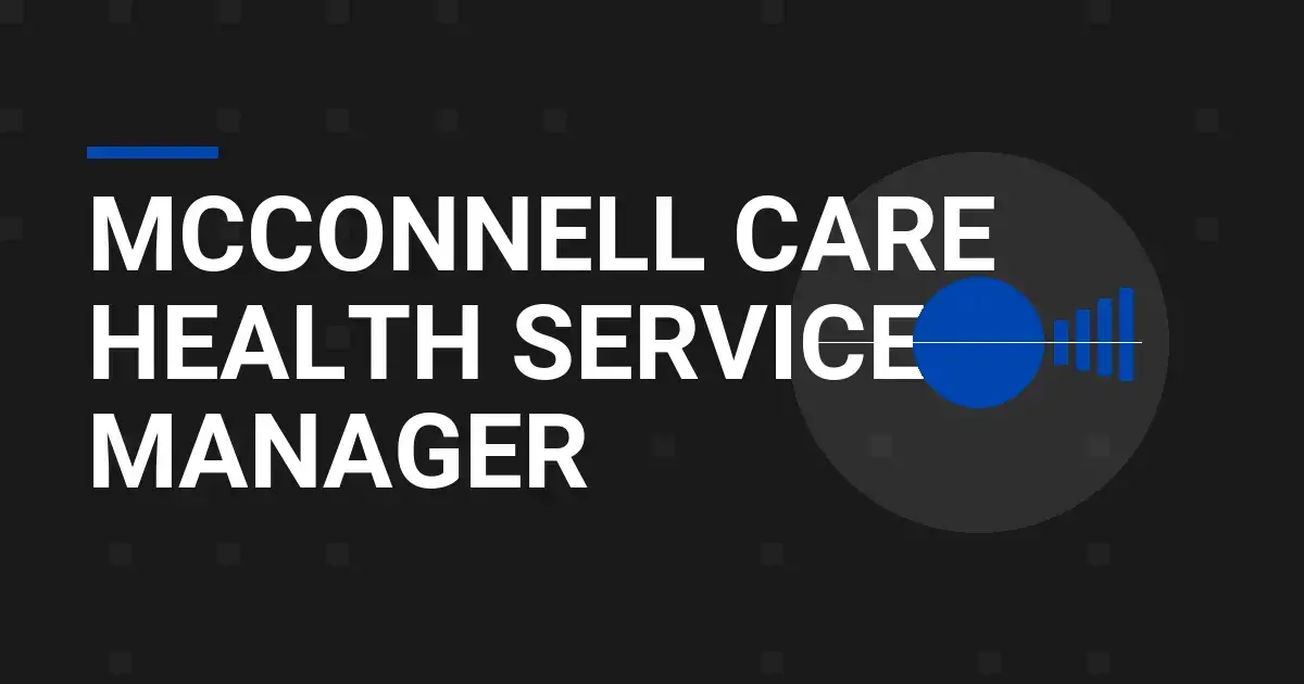 Mcconnell Care Health Services Manager
