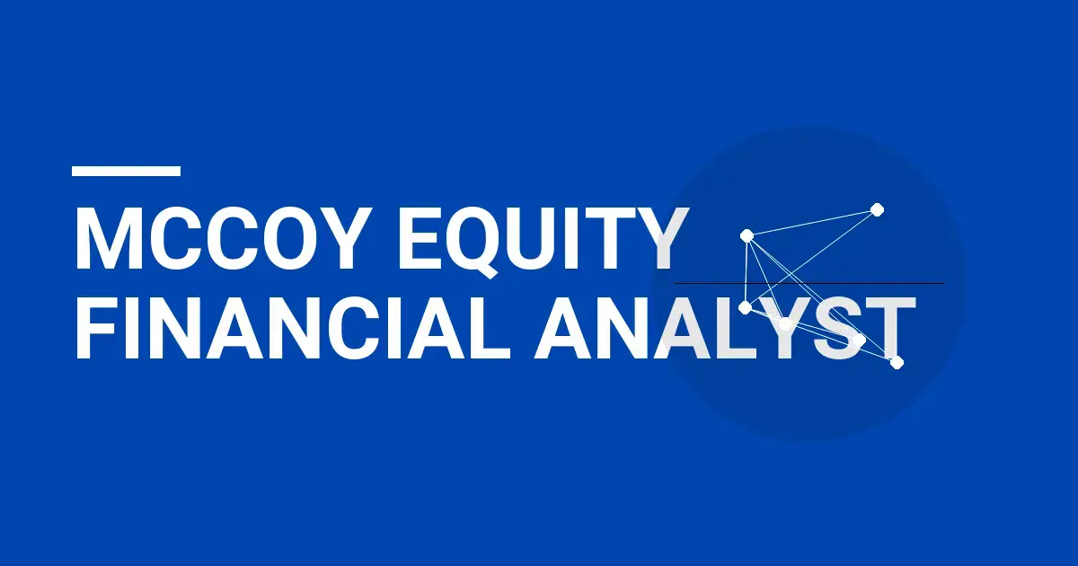 Mccoy Equity Financial Analyst