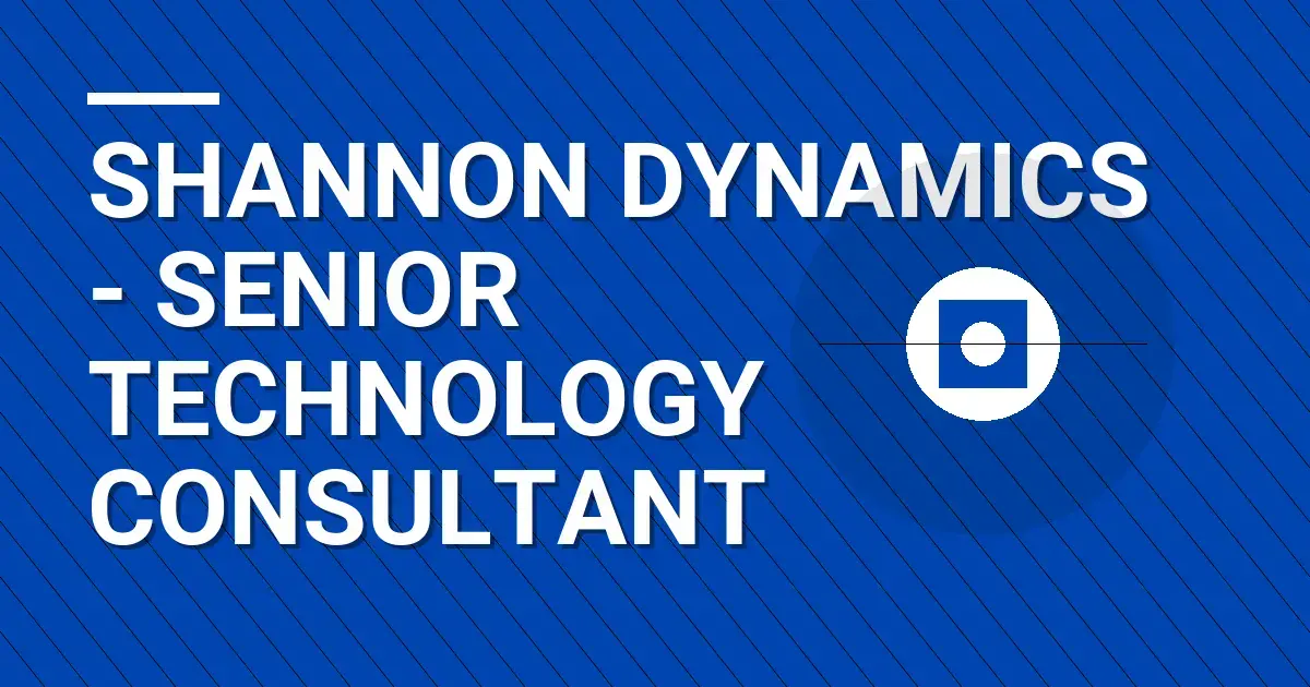 Shannon Dynamics - Senior Technology Consultant