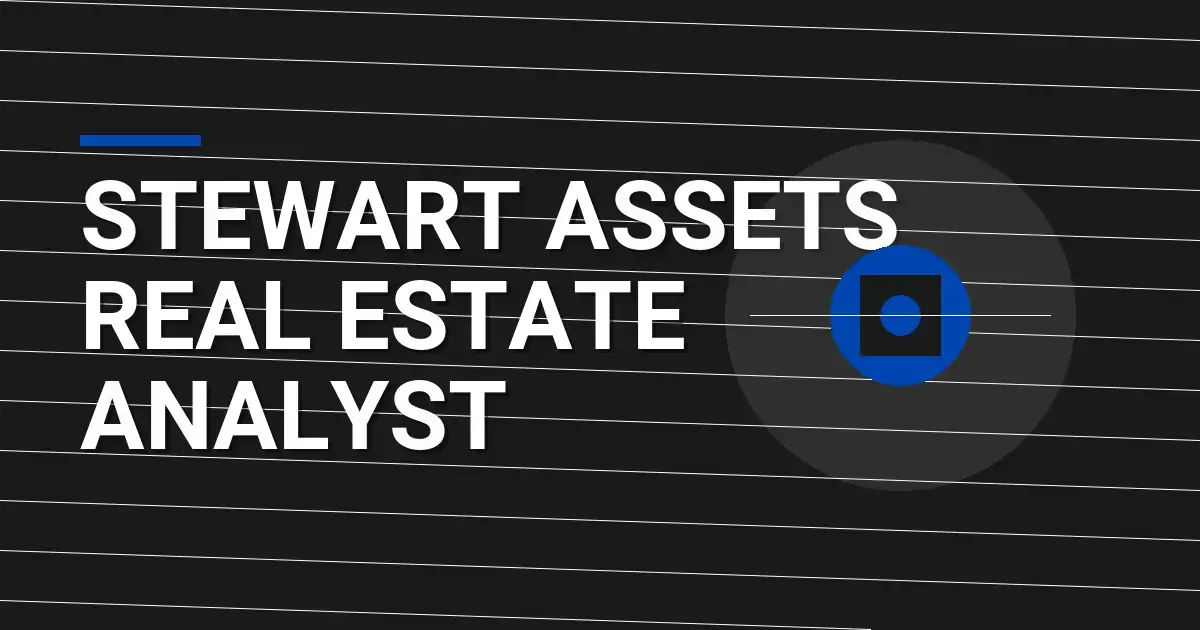 Stewart Assets Real Estate Analyst